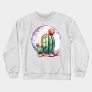 Cactus inside bubble Crewneck Sweatshirt